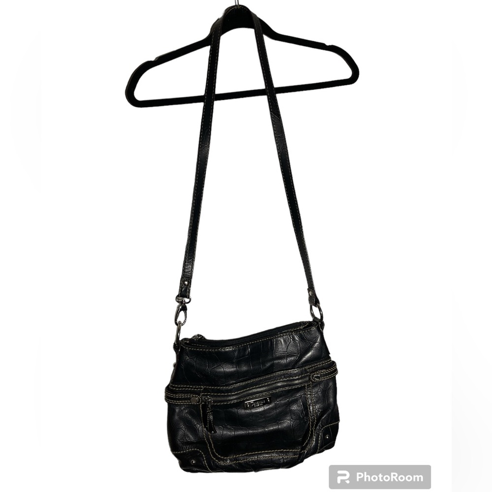 Tignanello leather purse shoulder crossbody bag 12 wide 9” tall - Picture 7 of 11